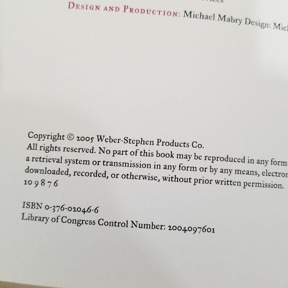 WEBER'S REAL GRILLING COOKBOOK paperback 2005 - Picture 10 of 10